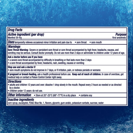 Sore Throat Relief Vicks® Drop 18 per Bag