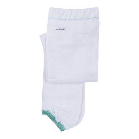 Anti-embolism Stocking McKesson Thigh High Small / Short White Inspection Toe