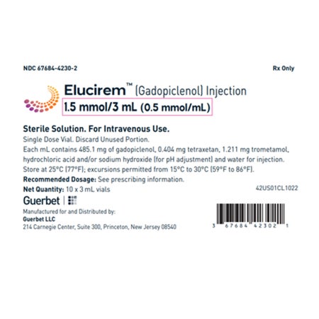 Elucirem™ Gadopiclenol 0.5 mmol / mL Injection 3 mL