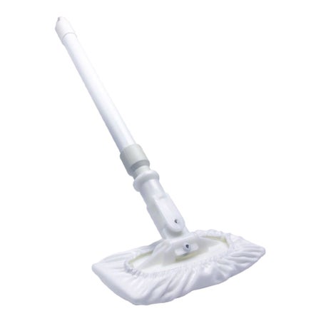 Cleanroom Mop Head / Cover Kit Texwipe® Mini AlphaMop™ / Isolator Cleaning Tool™ Elastic Edge White Thermoplastic / Foam Reusable