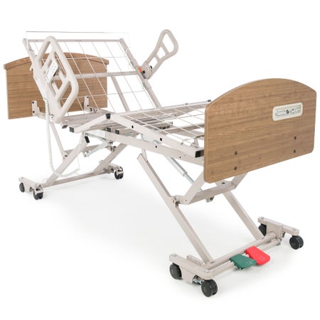 Electric Bed Zenith 7200 Long Term Care 87 Inch Length Expandable Deck 5 Functions 8 to 30 Inch Height Range