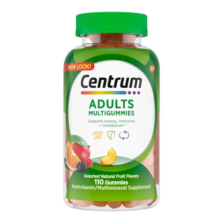 Multivitamin Supplement Centrum® Gummy 110 per Bottle Fruit Flavor