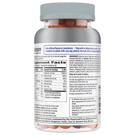 Multivitamin Supplement Centrum® Men 50+ Gummy 80 per Bottle Fruit Flavor