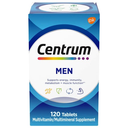 Multivitamin Supplement Centrum® Men Tablet 120 per Bottle