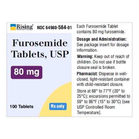 Furosemide 80 mg Tablet 100 Tablets