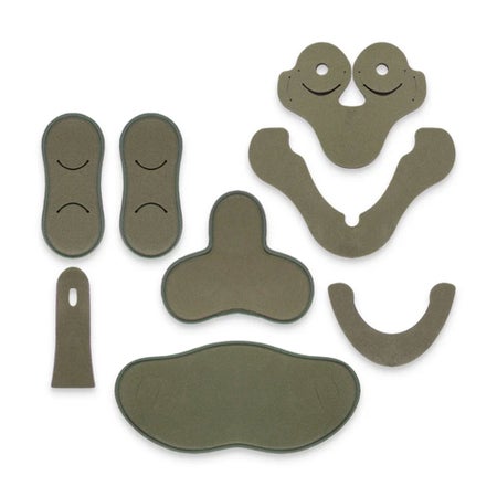 Replacement Back Orthosis Pads 8 Pads / Cotton Flannel
