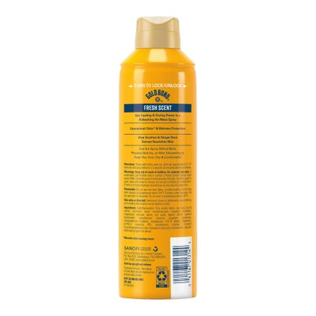 Body Powder Spray Gold Bond® No Mess 7 oz. Fresh Scent Aerosol Can