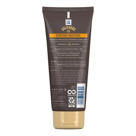 Hand and Body Moisturizer Gold Bond® Men's Essentials Everyday Moisture 6.5 oz. Tube Scented Cream