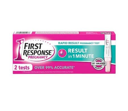 Reproductive Health Test Kit First Response® hCG Pregnancy Test 2 Tests CLIA Waived