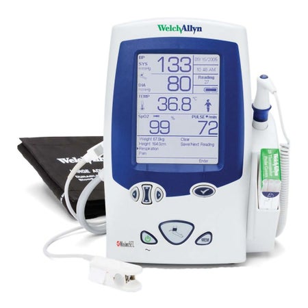 Refurbished Patient Monitor Welch Allyn® Spot Check NIBP, SpO2, SureTemp Battery Operated