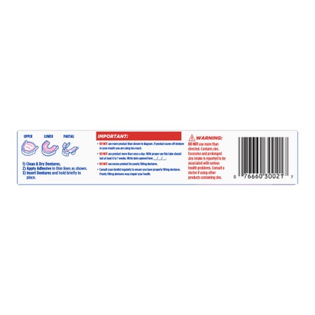Denture Adhesive Fixodent® Plus Gum Care Cream 2 oz.
