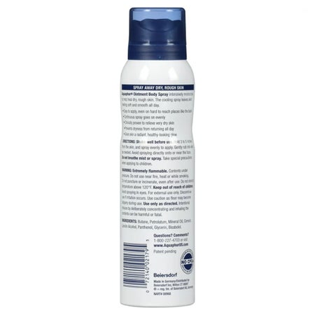 Hand and Body Moisturizer Aquaphor® Ointment Body Spray 3.7 oz. Aerosol Can Unscented Liquid
