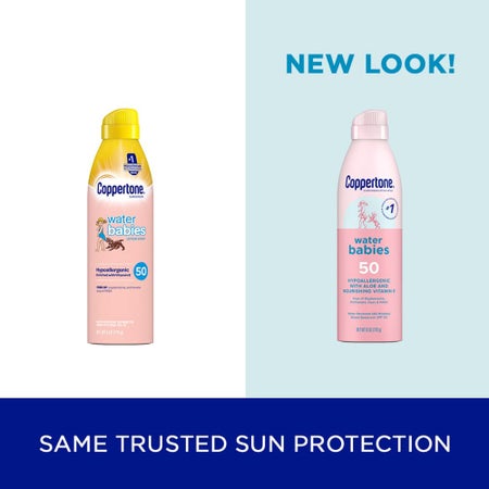 Sunscreen Coppertone® Water Babies SPF 50 Liquid 6 oz. Aerosol Can