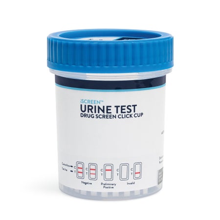 Drugs of Abuse Test Kit iScreen® DX AMP, BAR, BUP, BZO, COC, mAMP/MTD, MET, MOP(OPI300), OXY, (CR, NI, OX, pH, SG) 25 Tests CLIA Waived