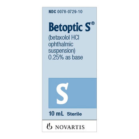 Betoptic® S Betaxolol HCl 0.25% Drops 10 mL