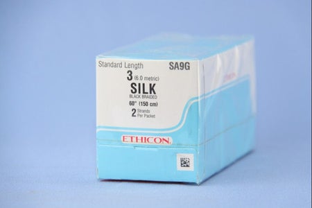 Nonabsorbable Suture without Needle Perma - Hand™ SUTUPAK™ Silk Size 3