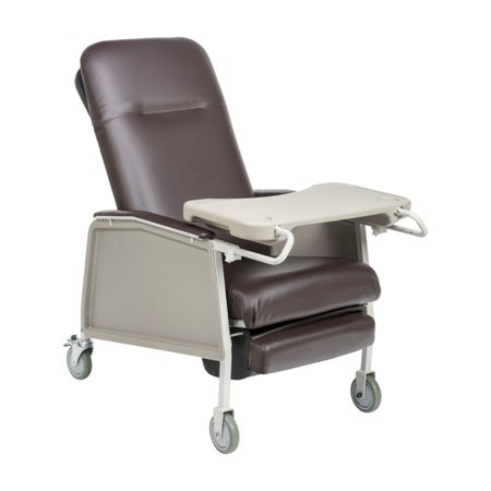Bariatric Recliner Drive Charcoal Vinyl 5 Inch Casters