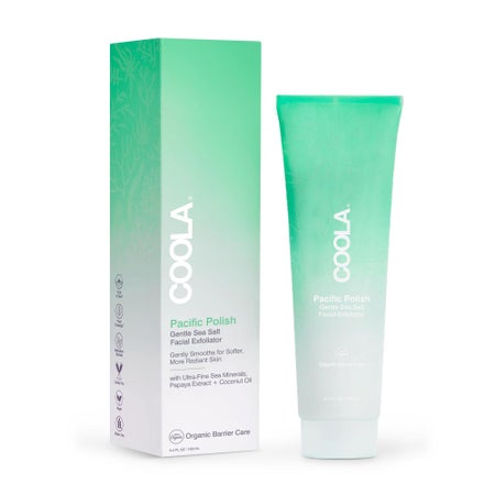 Facial Cleanser Coola® Pacific Polish Gentle Sea Salt Exfoliator Cream 3.4 oz. Tube Scented