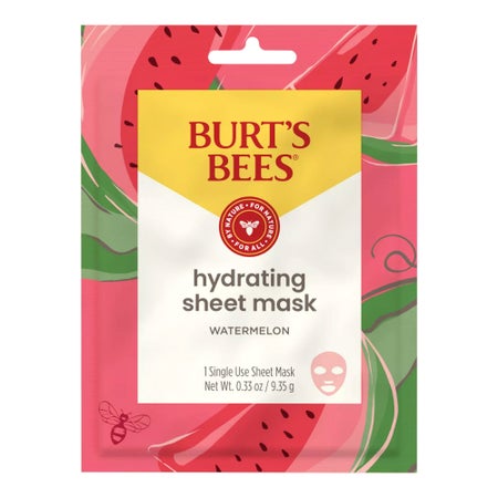 Facial Moisturizer Burt's Bees® Hydrating Sheet Mask 0.33 oz. Individual Packet Watermelon Scent Mask