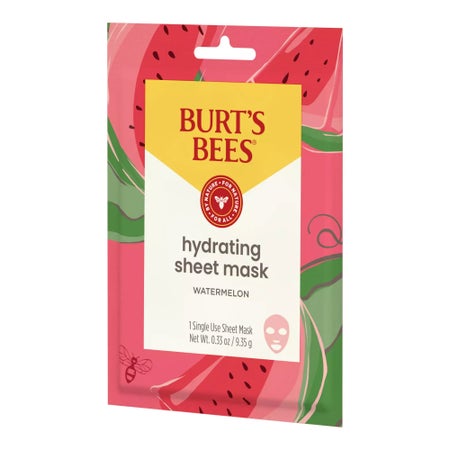 Facial Moisturizer Burt's Bees® Hydrating Sheet Mask 0.33 oz. Individual Packet Watermelon Scent Mask
