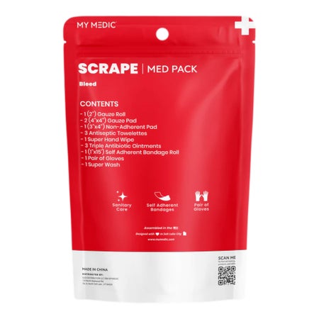 First Aid Medical Pack My Medic™ MED PACKS Scrape Pouch