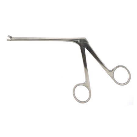 Thru-Cut Forceps BR Surgical Weil-Blakesley 7-1/2 Inch Length OR / Surgical Grade German Stainless Steel NonSterile NonLocking Finger Ring Handle Straight 3 mm Bite