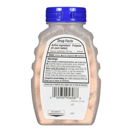 Antacid Foster & Thrive™ 750 mg - 300 mg Strength Chewable Tablet 80 per Bottle