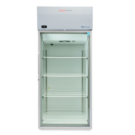 Upright Refrigerator Thermo Scientific™ TSG Series Laboratory Use 23 cu.ft. 1 Swing Glass Door Heat-free Defrost