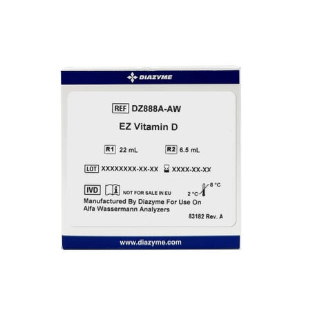 General Chemistry Reagent Diazyme EZ Vitamin D (25-OH) CLIA Non-Waived For Alfa Wassermann Clinical Chemistry Analyzers 100 Tests