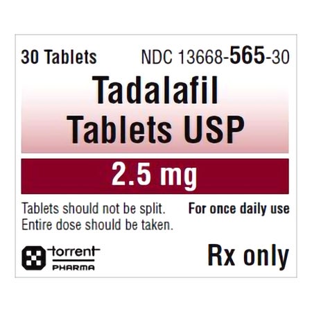 Tadalafil 2.5 mg Tablet 30 Tablets