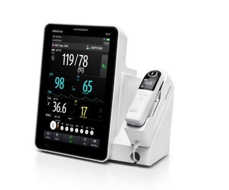 Vital Signs Monitor Mindray VS9 Monitoring / Spot check NIBP, PR, Masimo SpO2 AC Power