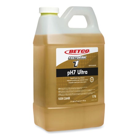 Floor Cleaner Betco® pH7 Ultra Liquid Concentrate 2 Liter Jug Lemon Scent Manual Pour
