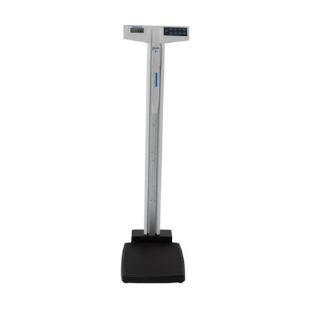 Physician Scale with Height Rod Health O Meter® LCD Display 300 kg Capacity White Battery Operated