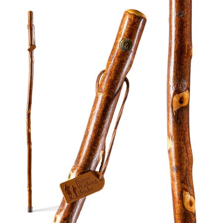 Walking Stick Brazos™ Free Form Wood 58 Inch Height Hawthorn