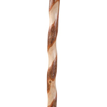 Walking Stick Brazos™ Twisted Trekker Wood 58 Inch Height Sassafras