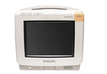 Refurbished Patient Monitor Philips IntelliVue MP5 Monitoring NIBP, Pulse Rate, Temperature, SpO2 AC Power / Battery Operated