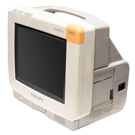 Refurbished Patient Monitor Philips IntelliVue MP5 Monitoring NIBP, Pulse Rate, Temperature, SpO2 AC Power / Battery Operated