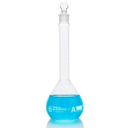 Volumetric Flask Globe Glass™ Class A / Wide Mouth Glass 20 mL
