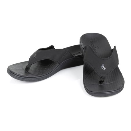 Orthotic Sandal Powerstep® Size 11 Male Adult Black