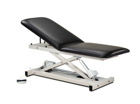 Hi-Lo Exam Table Open Base Series Electric Foot Control 27 W X 72 L Inch Adjustable Backrest 500 lbs. Weight Capacity