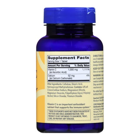 Vitamin C Supplement Foster & Thrive™ Ascorbic Acid 1,000 mg Strength Tablet 100 per Bottle