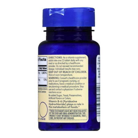 Vitamin Supplement Foster & Thrive™ Vitamin B6 100 mg Strength Tablet 100 per Bottle