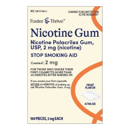 Stop Smoking Aid Foster & Thrive™ 2 mg Strength Gum