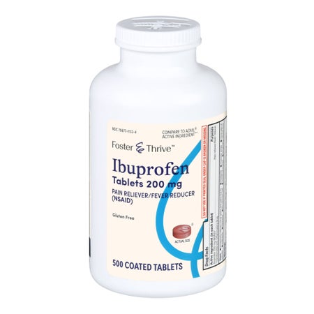 Pain Relief Foster & Thrive™ 200 mg Strength Ibuprofen Tablet 500 per Bottle