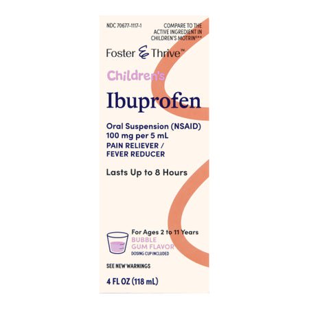 Children's Pain Relief Foster & Thrive™ 100 mg / 5 mL Strength Ibuprofen Oral Suspension 4 oz.