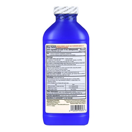 Laxative Foster & Thrive™ Original Flavor Oral Suspension 16 oz. 400 mg / 5 mL Strength Magnesium Hydroxide