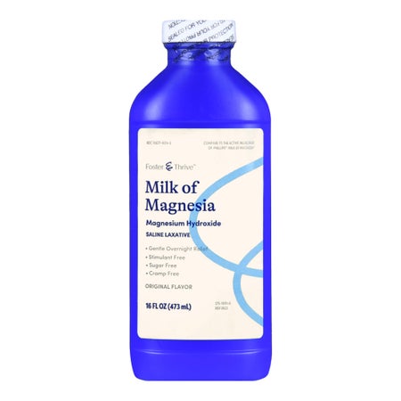 Laxative Foster & Thrive™ Original Flavor Oral Suspension 16 oz. 400 mg / 5 mL Strength Magnesium Hydroxide