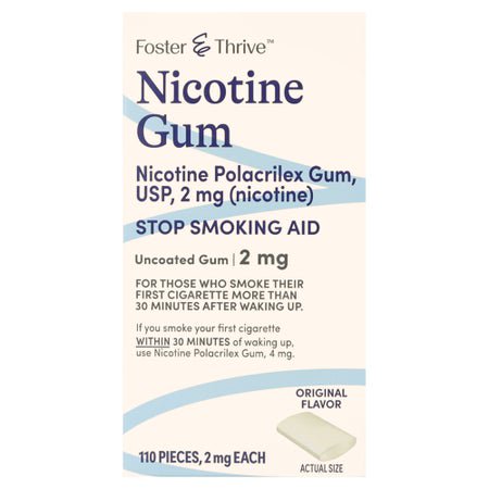 Stop Smoking Aid Foster & Thrive™ 2 mg Strength Gum