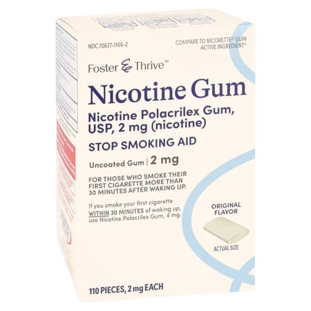 Stop Smoking Aid Foster & Thrive™ 2 mg Strength Gum