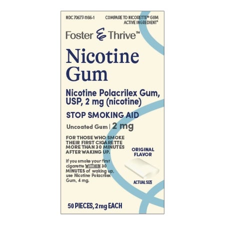 Stop Smoking Aid Foster & Thrive™ 2 mg Strength Gum